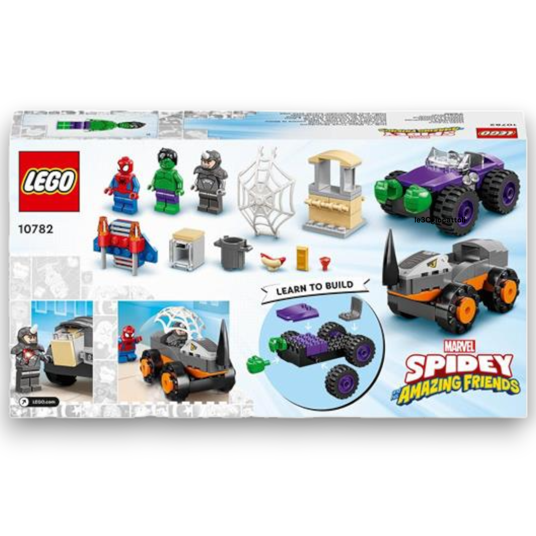 Lego Spidey 10782 Resa dei conti tra Hulk e Rhino