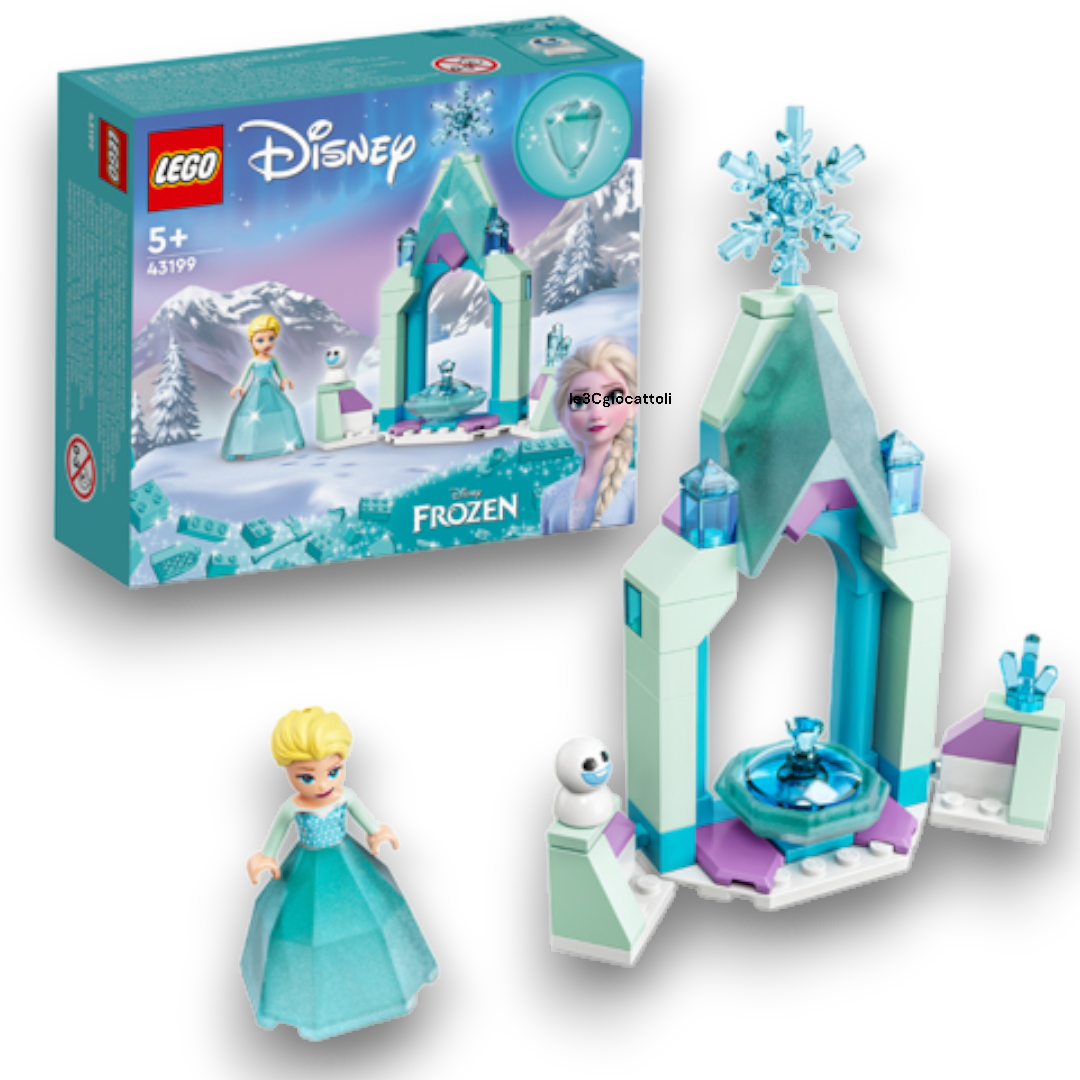 Lego 43199 Il Cortile del castello di Elsa