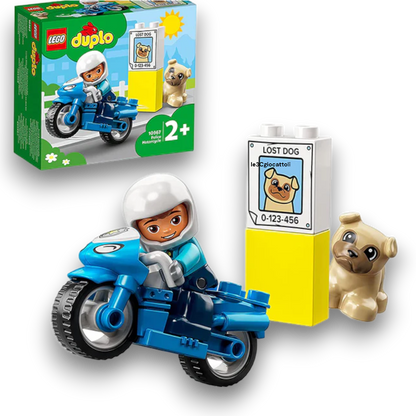 Lego Duplo 10967 Motocicletta della Polizia