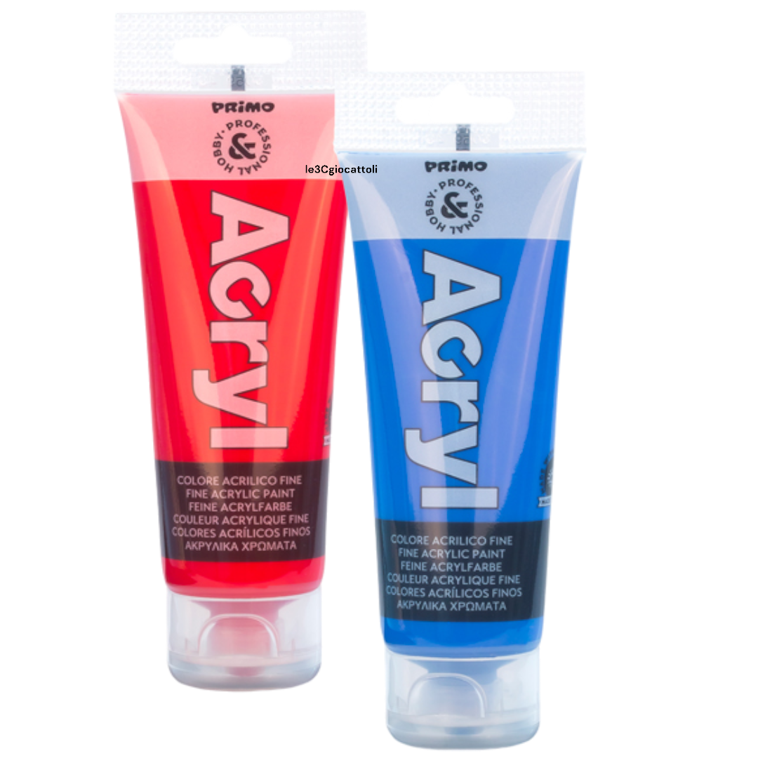 Acryl Primo - Acrilico Fine 5 tubi x 75 ml