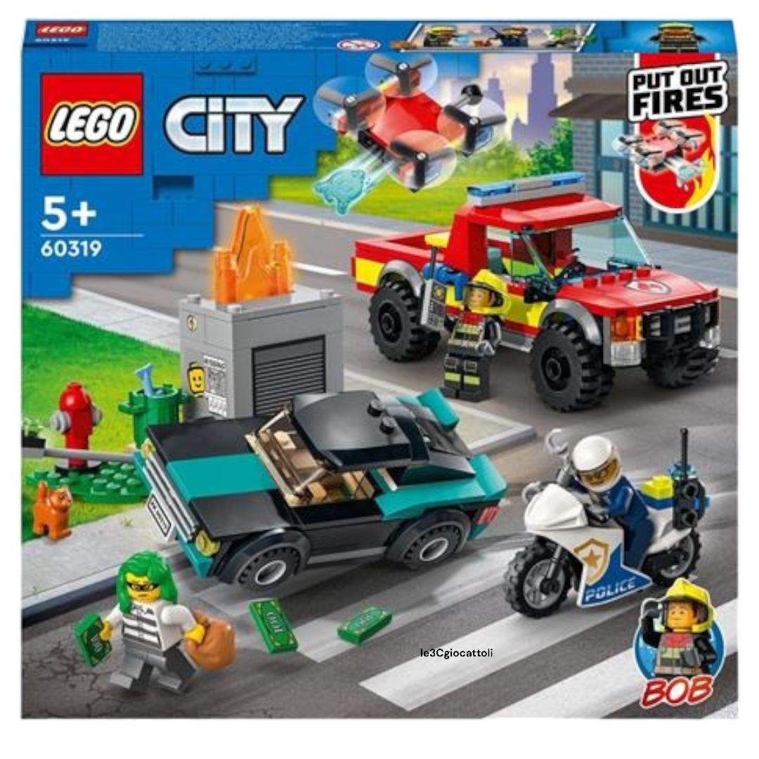 Lego City 60319 Antincendio e rapina