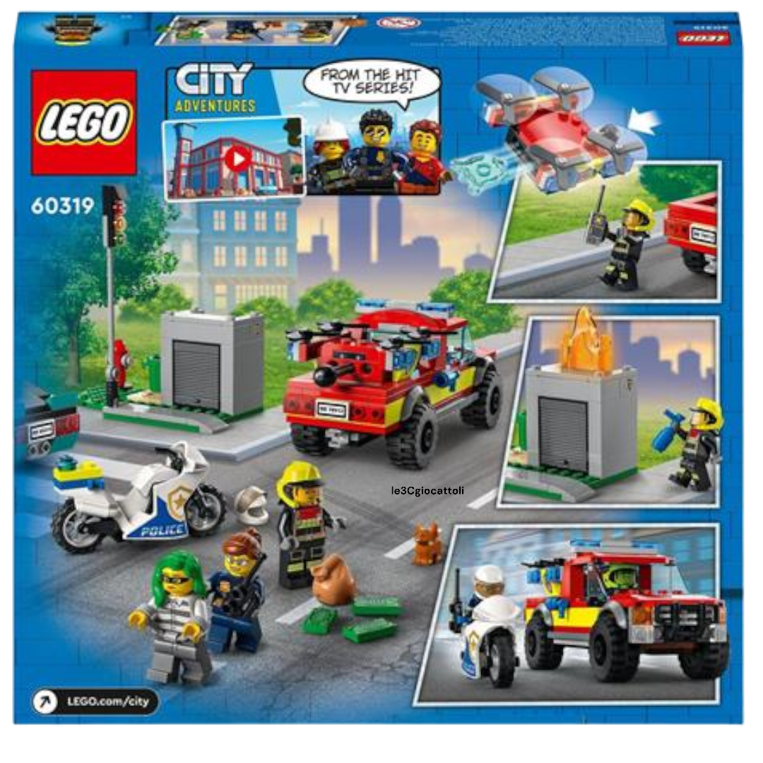 Lego City 60319 Antincendio e rapina