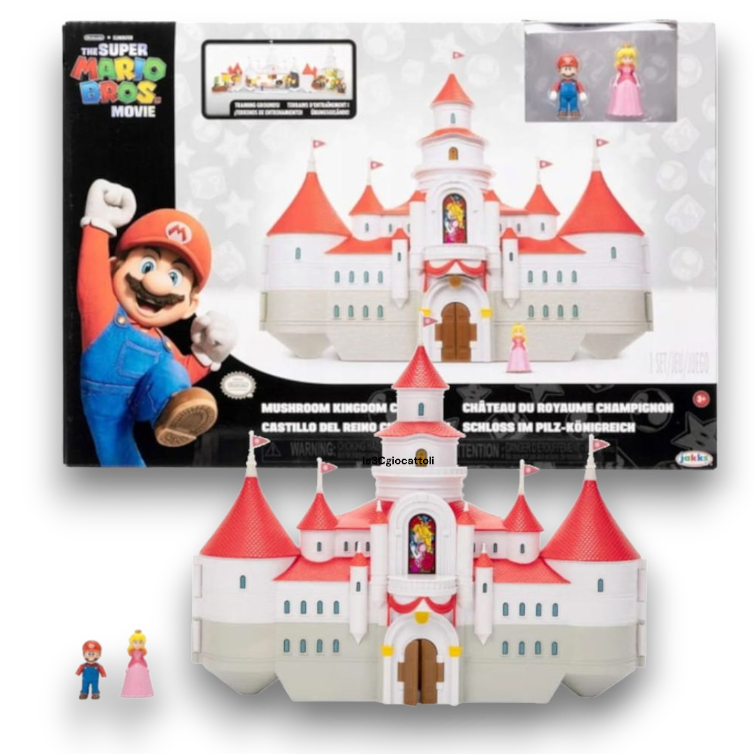 Super Mario Bros Castello di Peach nel regno dei funghi