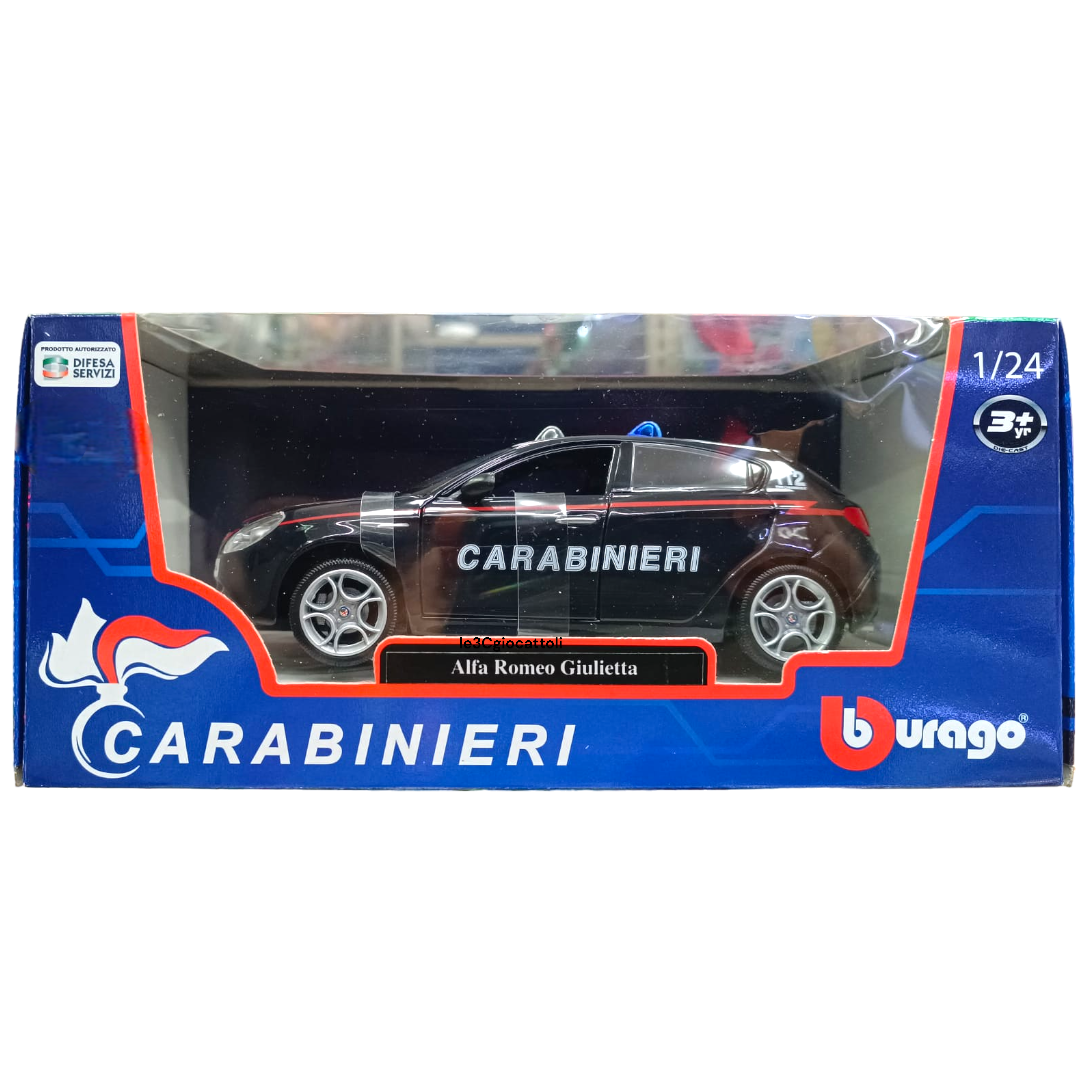 BBurago Vetture Carabinieri 1/24le3cgiocattoli