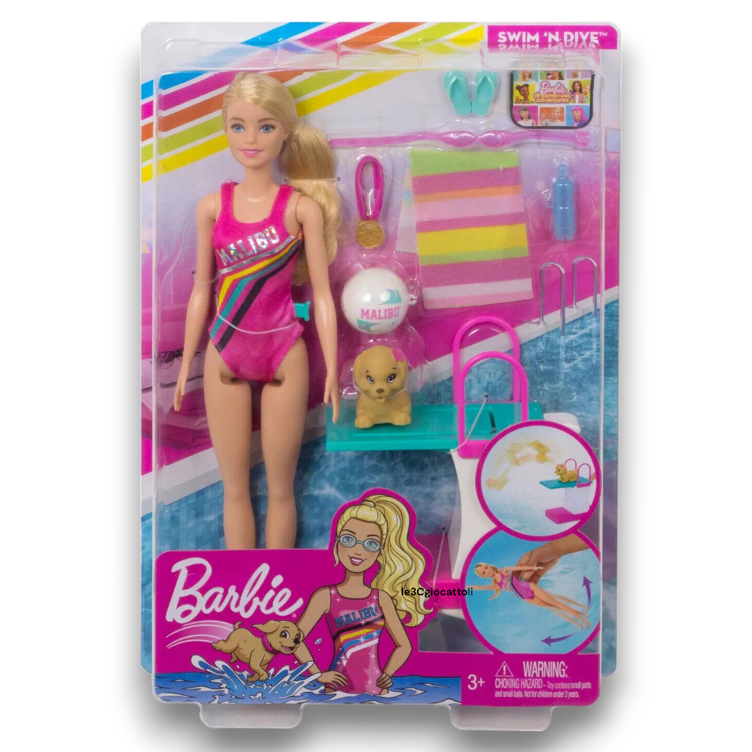 Barbie Nuotatrice GHK23