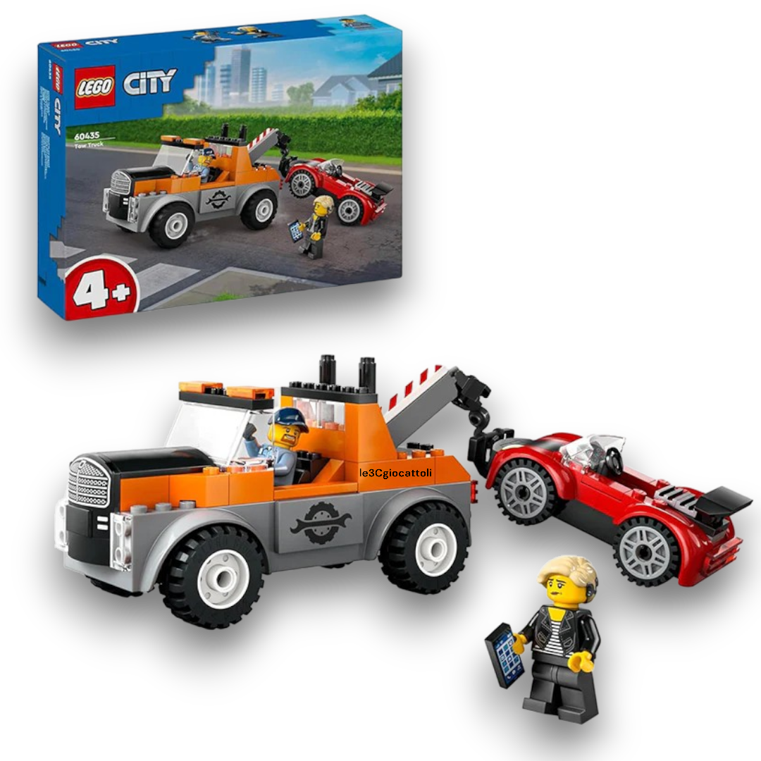 Lego City 60435 Carro Attrezzi Auto Sportiva