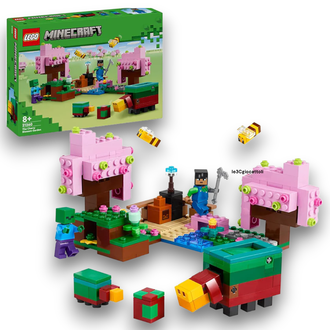 Lego Minecraft 21260 Giardino dei Ciliegi