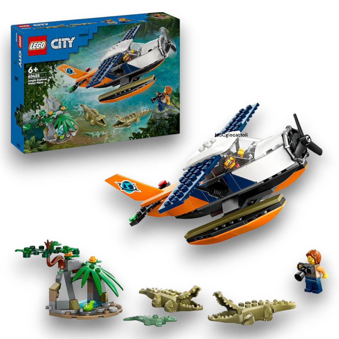 Lego City 60425 Idrovolante Esploratori della Giungla