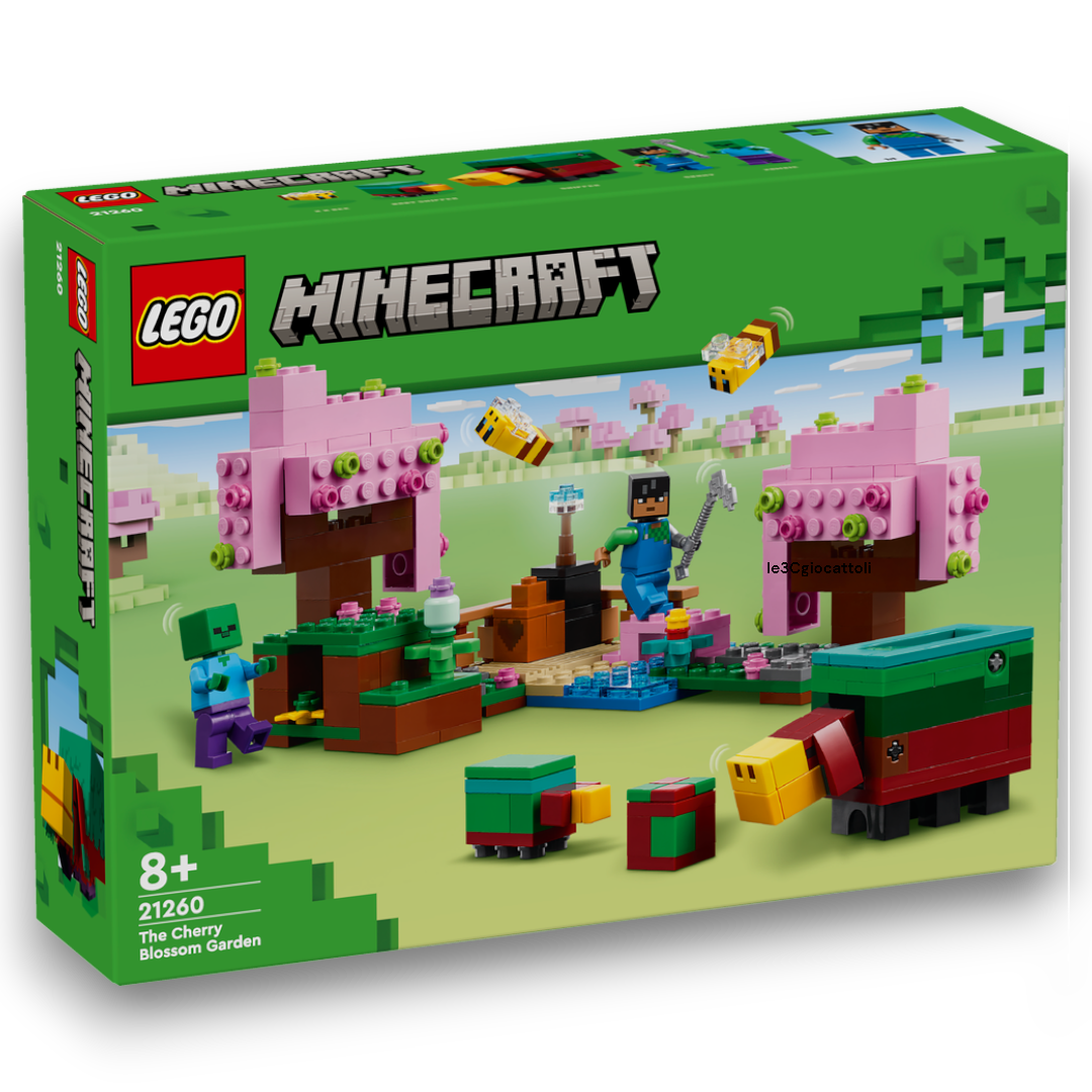 Lego Minecraft 21260 Giardino dei Ciliegi