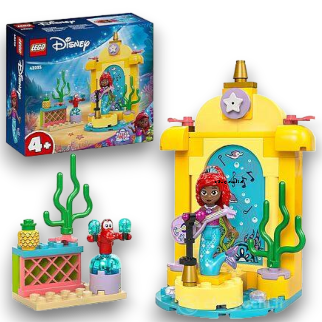 Lego Disney 43235 Palcoscenico Musicale di Ariel