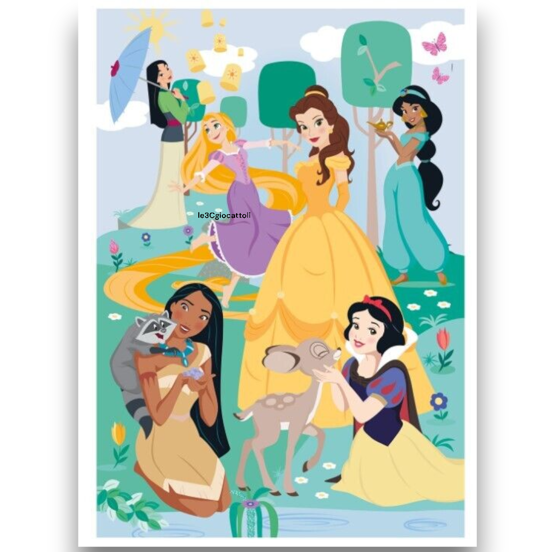 Puzzle 104 Pezzi Disney Princess