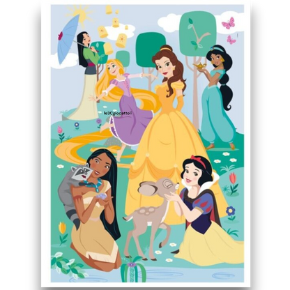 Puzzle 104 Pezzi Disney Princess