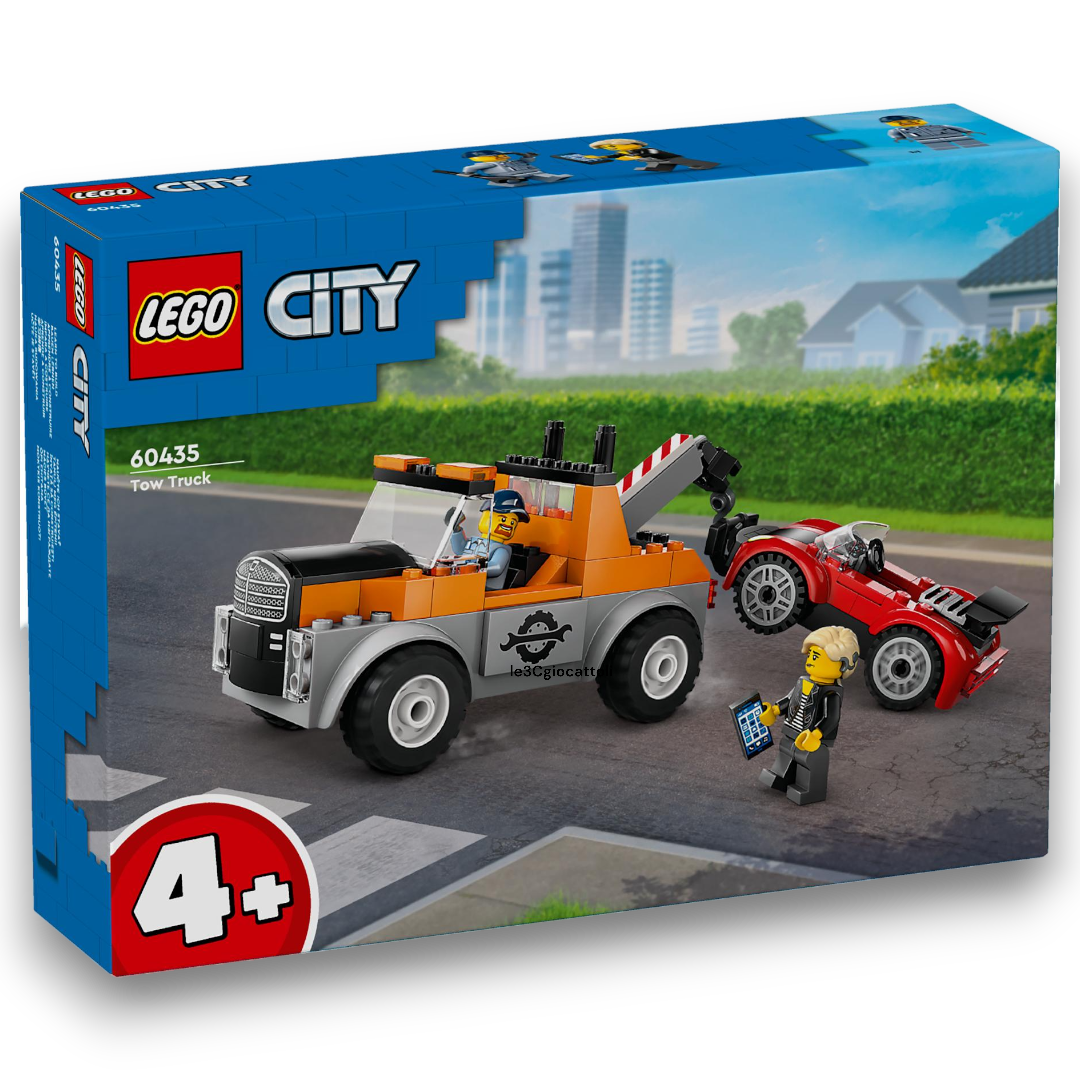 Lego City 60435 Carro Attrezzi Auto Sportiva