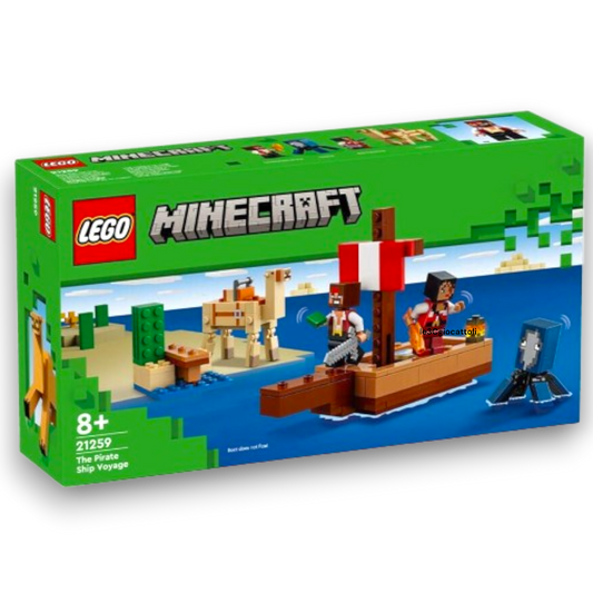 Lego Minecraft 21259 Il viaggio del galeone dei pirati