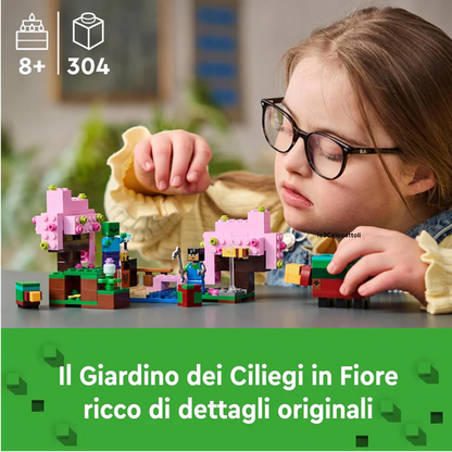 Lego Minecraft 21260 Giardino dei Ciliegi