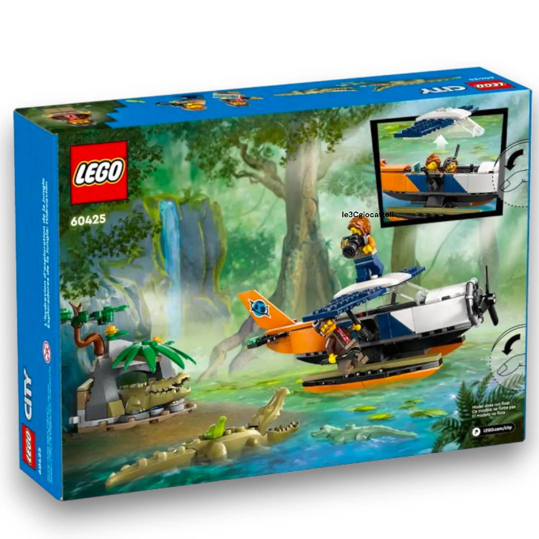 Lego City 60425 Idrovolante Esploratori della Giungla