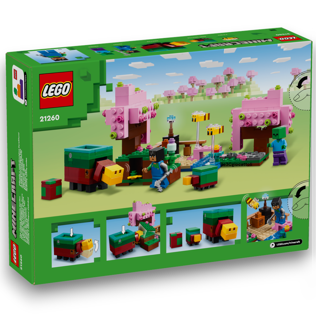 Lego Minecraft 21260 Giardino dei Ciliegi