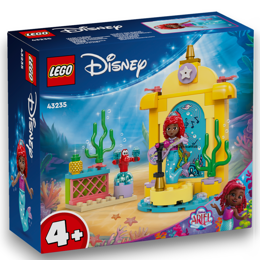 Lego Disney 43235 Palcoscenico Musicale di Ariel