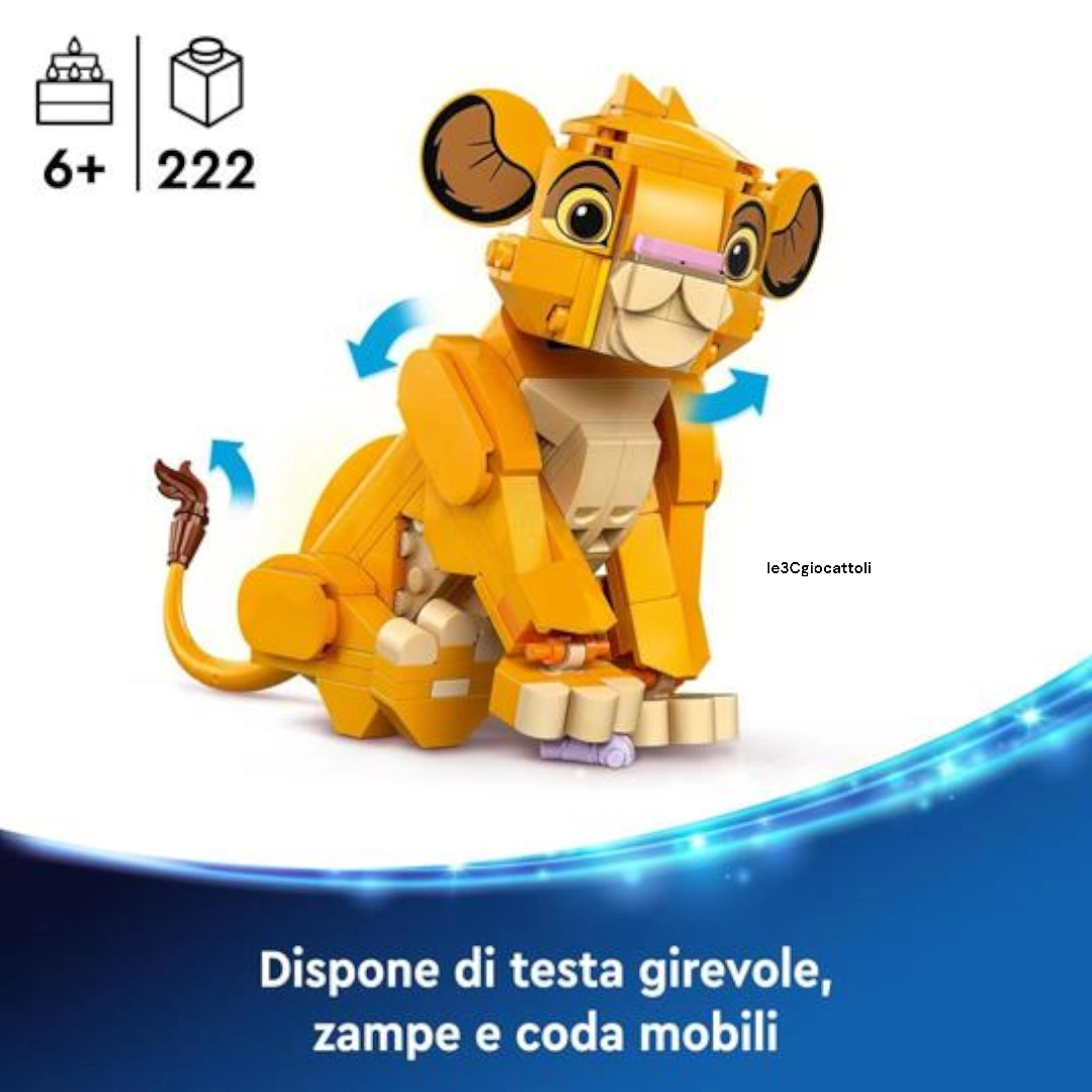 Lego Disney 43243 Simba il cucciolo