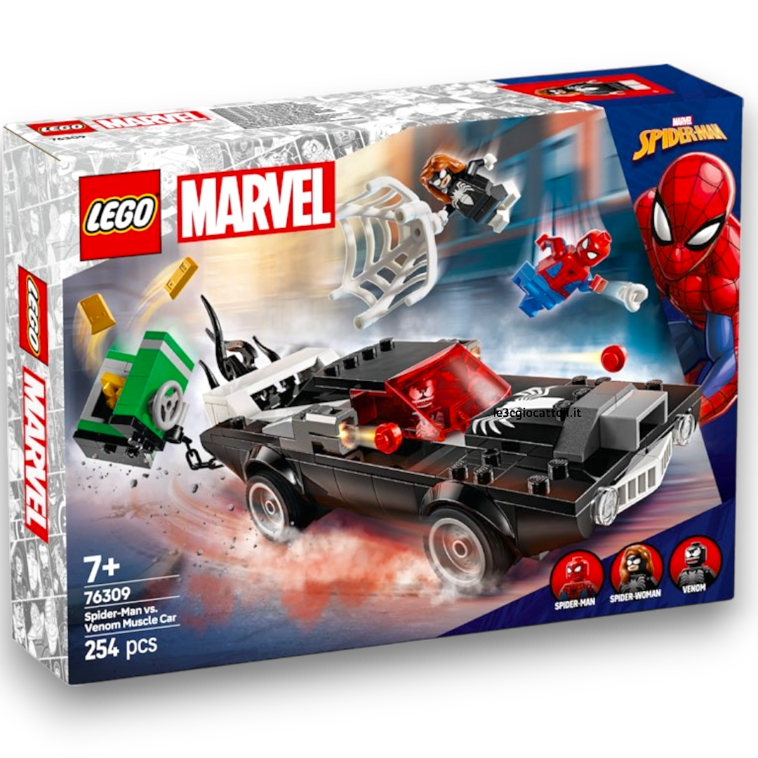 Lego Marvel 76309 Spiderman Vs Bolide di Venom