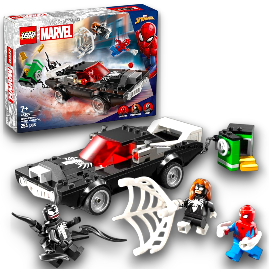Lego Marvel 76309 Spiderman Vs Bolide di Venom