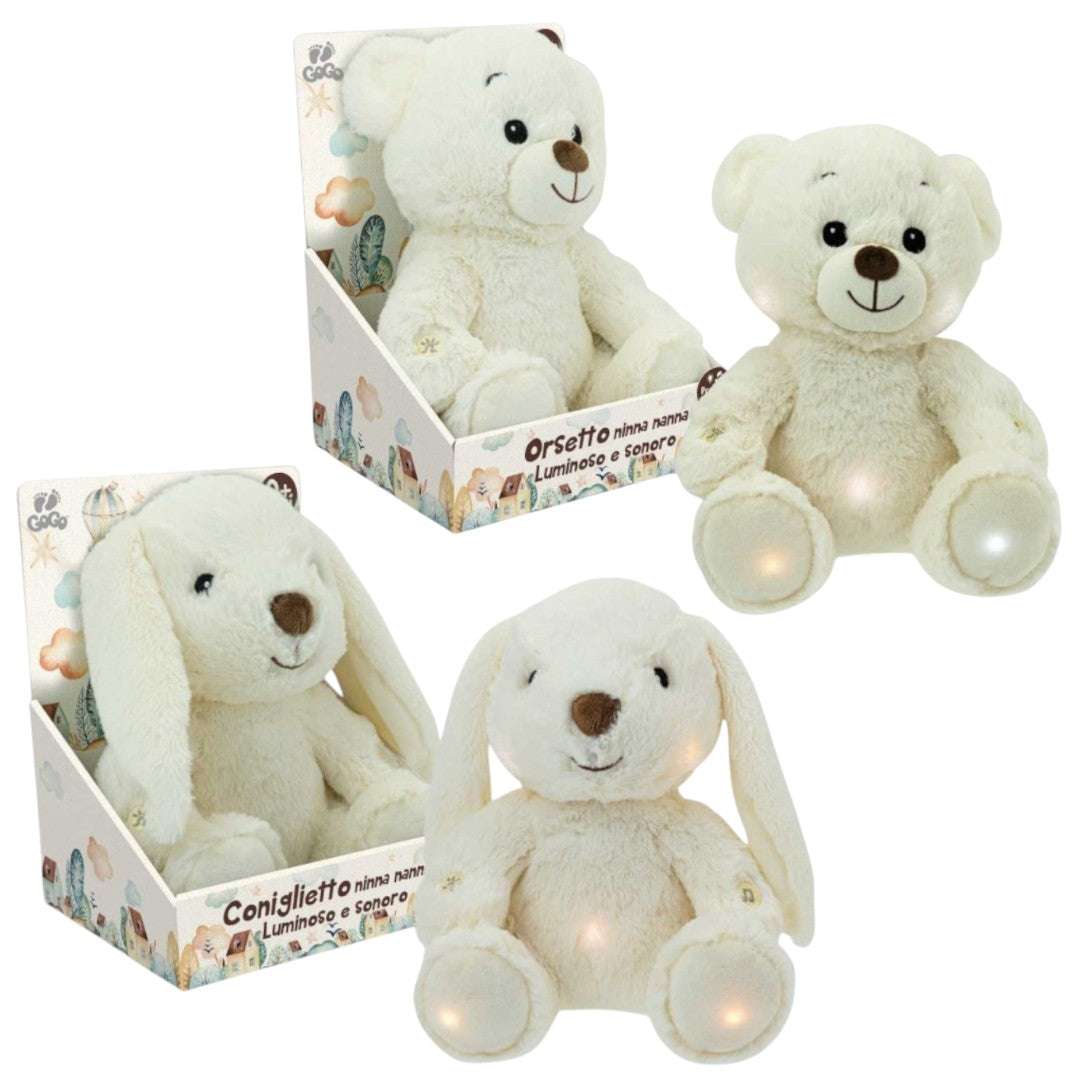 Pupazzi Ninna Nanna Luminosi e Sonori