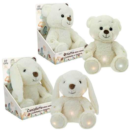 Pupazzi Ninna Nanna Luminosi e Sonori